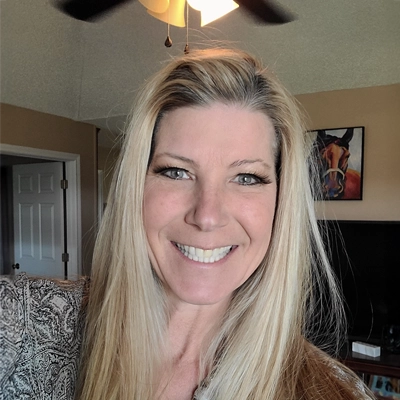 Nikki smiling at camera